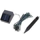 60 LED Solar Power String Light for Christmas Party Celeration Occassions (Waterproof, White, 35 Feet)
