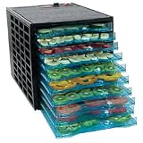 Lightweight Beef and Raw Food Dehydrator – 10 Trays