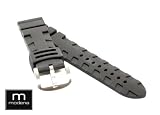 24mm Extreme Diver Rubber MODENA Rubber watch band w Tang Buckle