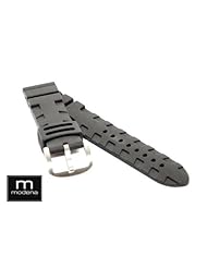 24mm Extreme Diver Rubber MODENA Rubber watch band w/ Tang Buckle