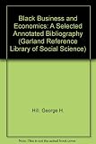 Black business and economics : a selected bibliography