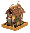 Wooden Boat House Platform Bird Feeder
