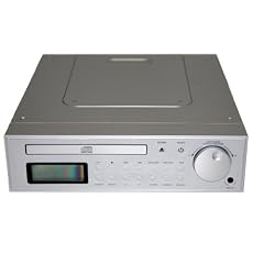 KCD203 CD in Silber - Unterbauf�higes Stereo-K�chenradio, CD-Player, Alarmfunktion, Sleep-Timer, FM-AM Empfang mit PLL Tuner, 24 Std. programmierbar, LCD-Display