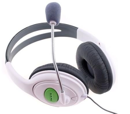Matek: Headphone Headset with Mic For Xbox 360