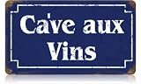Wine Cellar Foreign Language Vintage Metal Sign - Victory Vintage Signs