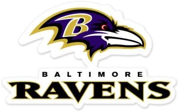Baltimore Ravens NFL car bumper sticker decal (5" x 3")