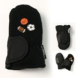 Urban Boundaries Toddler Boys Micro-Fiber Ski Mitten: Thinsulate Lined, Sport & Dinosaur Embroidered Designs, Fits Sizes 2-4
