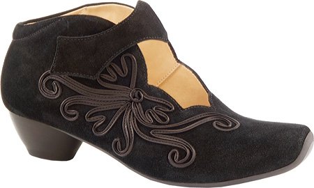 Think! Women's Aida Mary Jane Bootie,Black/Kombi,38 M EU / 8 B (M)