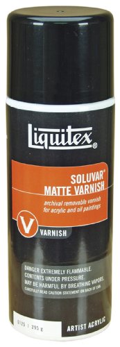 Liquitex Professional Soluvar Matte Varnish, Aerosol Spray 10.4-oz