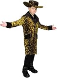 Child's Cheetah Pimp Halloween Costume (Size: Medium 8-10)