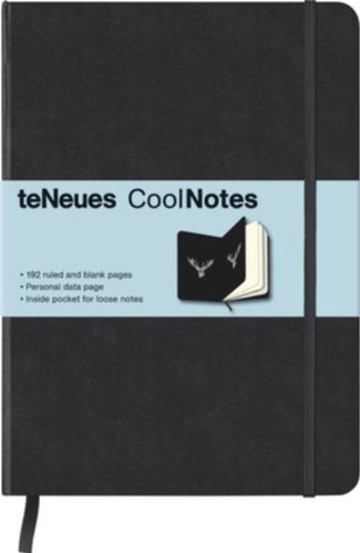 Produkt-Bild: CoolNotes, Black/Deer Silver: Liniert und blanko. Seite f&uuml;r pers&ouml;nliche Daten. Tasche f&uuml;r lose Notizen