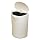 NST Nine Stars DZT-8-2W Infrared Touchless Automatic Motion Sensor Lid Open Trash Can, White, 2.1-Gallon