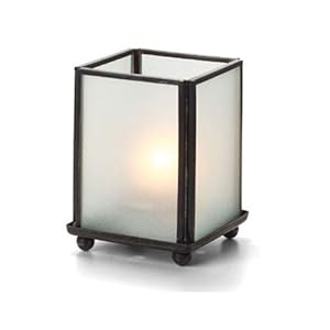 Hollowick Frosted Satin Crystal Mini Panel Lamp