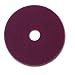Glit 11512 TN Polyester Blend Maroon Wood Surfacing Pad, Synthetic Blend Resin, Aluminum Oxide Grit, 12" Diameter, 175 to 350 rpm (Case of 10)