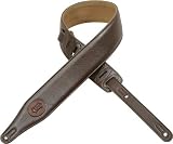 Levy's Leathers M17EMU-BRN Artificial Emu Leather Guitar Strap