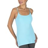 Gilligan & O'Malley Shelf Bra Camisole - Nimble Blue