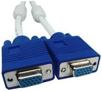 VGA SVGA Y Splitter monitor video Cable 1 Pc to 2 Monitors-Blue