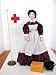 Clara Barton Porcelain 18" Doll - Founder of the American Red Cross - SIGNED and NUMBERED COA.