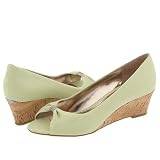 Ladies Etienne Aigner Open-Toe Wedge, Diana - Wasabi by Etienne Aigner