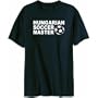 Hungarian Soccer Master Countries Mens T-Shirt (Navy Blue, Size Large)
