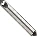 Magafor 414 Series Cobalt Steel Double-End Countersink, Uncoated (Bright) Finish, Zero Flute, 82 Degrees, 0.25" Shank Diameter, 0.25" Body Diameter