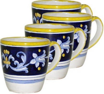 ANTICO DERUTA 4 Pcs Mug Set 019SET4-ANT ANTICO DERUTA 4 Pcs Mug Set 019SET4-ANT