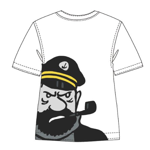 TINTIN Tee-Shirt Haddock Portrait