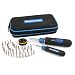 KR Tools 12650 Autoloader 6-in-1 Auto Loading Screwdriver, 52-Piece Set, Blue