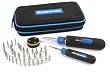 KR Tools 12650 Autoloader 6-in-1 Auto Loading Screwdriver, 52-Piece Set, Blue
