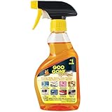 Goo Gone GGHS12 Goo Remover Spray Gel 12 oz, Removes Chewing Gum, Grease, Tar, Stickers, Labels, Tape Residue, Oil, Blood, Lipstick, Mascara, Shoe polish, Crayon, etc.