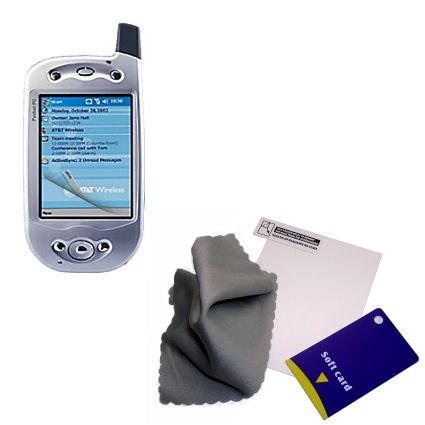 Clear Anti-glare Screen Protector for the Siemens SX56 Pocket PC Phone - Gomadic Brand