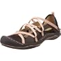 J-41 Women's Aquarius Vegan Flat,Brown/Pink,6 M US
