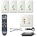 A-BUS DECORA IN-WALL KIT SGL SOURCE 4 ZONE W/ REM