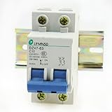 uxcell サーキットブレーカー　ON / OFFスイッチ　2極ショート　230V / 400V 10A 6000A