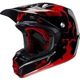 Fox Racing V3 Inked Helmet XLarge/Red/Black