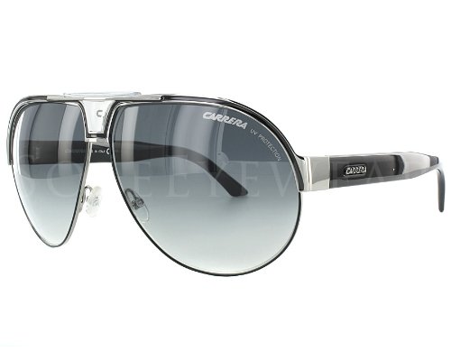 Carrera Gordon 2/S Navigator Sunglasses,Ruthen Black Frame/Grey Gradient Lens,One Size