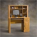Computer Desk with Hutch Carolina Oak (Carolina Oak) (56 1/4"H x 49 1/2"W x19 1/2"D)
