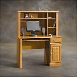 Computer Desk with Hutch Carolina Oak (Carolina Oak) (56 1/4H x 49 1/2W x19 1/2D)