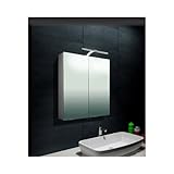 Spiegelschrank mit Aluminium Korpus