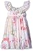 Laura Ashley London Girls' Floral Cotton Ribbon Tie Dress