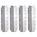 YIHAM KS734 Gas Grill Replacement Parts Stainless Steel Heat Plate Shield, Flame Tamer Burner Cover, BBQ Heat Tent for Charbroil, Kenmore, Thermos, Master Forge, 14 5/8 inch x 4 1/4 inch, Set of 4