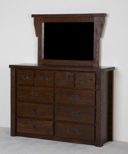 Viking Log Furniture Barnwood 10 Drawer Chesser 