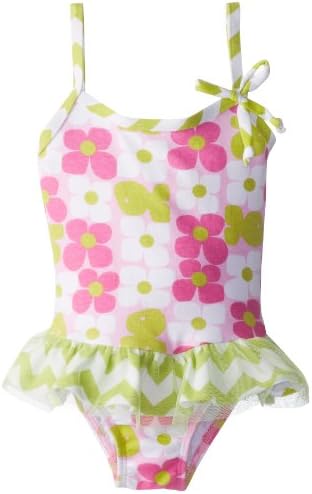 Flap Happy Little Girls'  Skirted Swimsuit