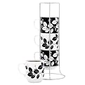 Laurel Stacking Mug Set of 4