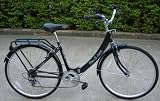 Avelo Elegance 26 6 SHIMANO City Folding Bike with Mudguards and Backseat 16.6kg ONLY