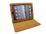Pyrus Electronics (Trademark) Faux Leather Multi Position Case for iPad 2 (latest Generation) - Brown