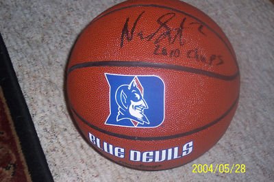 Nolan Smith signed Duke Blue Devils basketball proof - Autographed College Basketballs