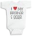Lil Shirts I Love My Brother and Sister baby Bodysuit