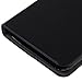 Okeler Fashion PU Leather Wallet Magnetic Flip Case Cover for Lenovo A820 A820T Black with Free Pen