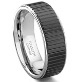 PREMIER COIN EDGE Tungsten Carbide Wedding Band Ring 7-13